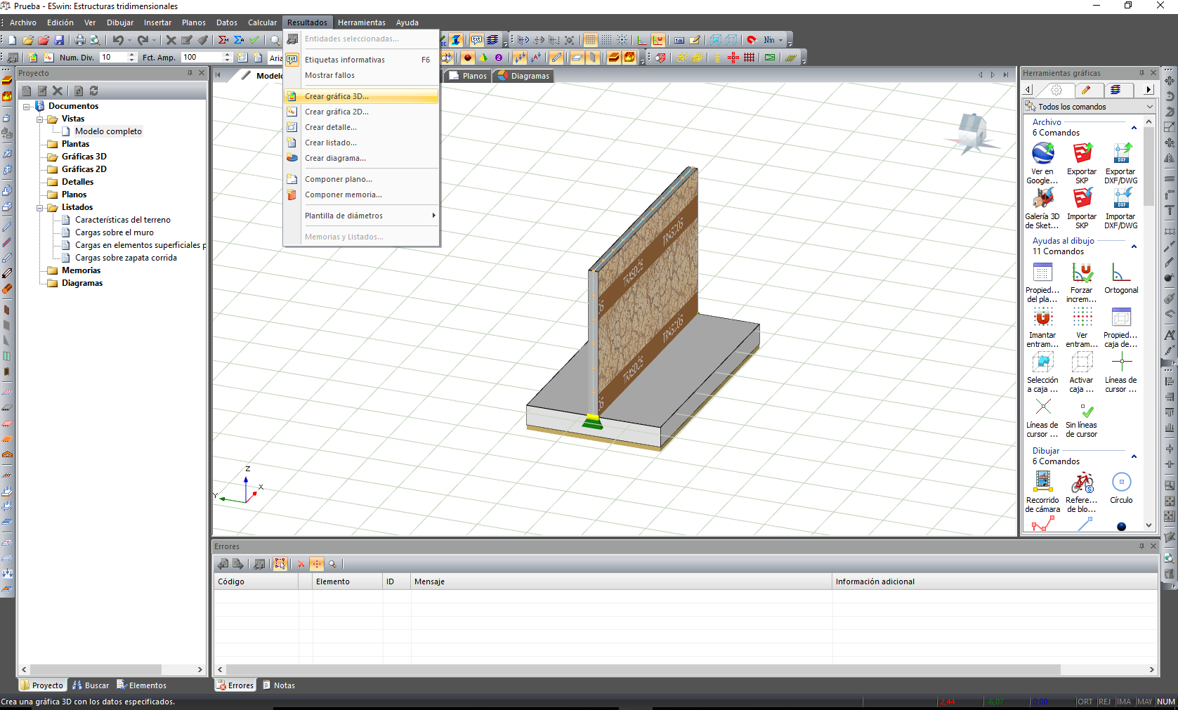 Crear gráfica 3D